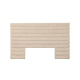 Madrid Tufted Bedhead Queen Soft Wheat