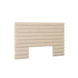 Madrid Tufted Bedhead Queen Soft Wheat