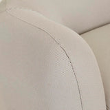 Aruba Curve Left Arm Sofa Misty Grey