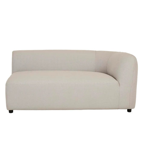 Aruba Curve Right Arm Sofa Misty Grey