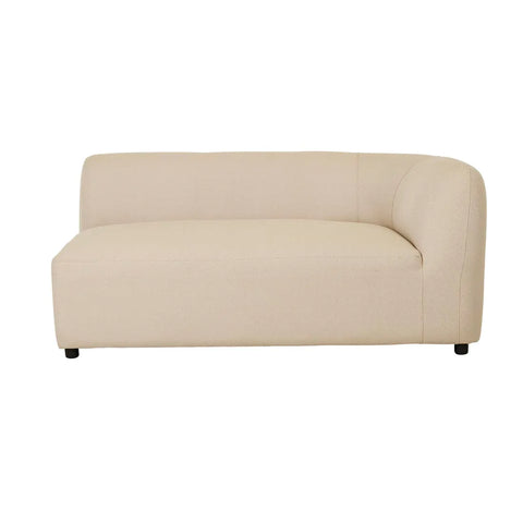Aruba Curve Right Arm Sofa Sand Dune