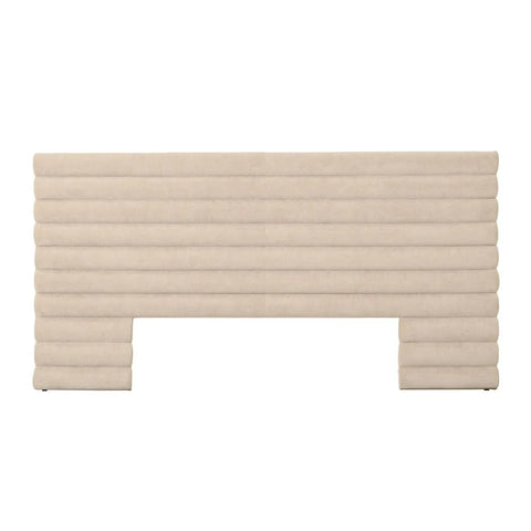 Madrid Tufted Bedhead King Soft Wheat