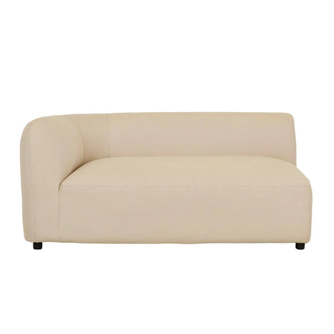 Aruba Curve Left Arm Sofa Sand Dune