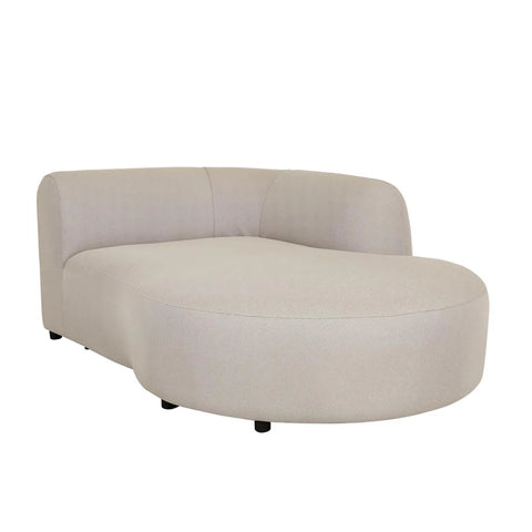 Aruba Curve Right Chaise Misty Grey