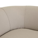 Aruba Curve Right Chaise Misty Grey