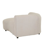 Aruba Curve Left Chaise Misty Grey