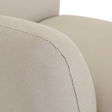 Aruba Curve Left Chaise Misty Grey