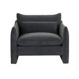 Sidney Peak Sofa Chair Nocturne Velvet