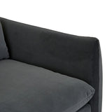 Sidney Peak Sofa Chair Nocturne Velvet