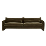 Sidney Peak Four Seater Sofa Caper Velvet