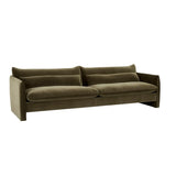 Sidney Peak Four Seater Sofa Caper Velvet