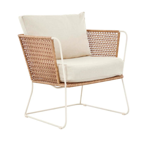 Cabana Sleigh Armchair Natural