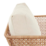 Cabana Sleigh Armchair Natural