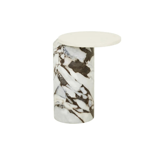 Pablo Side Table Shell/Ocean Marble