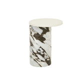 Pablo Side Table Shell/Ocean Marble