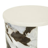 Pablo Side Table Shell/Ocean Marble