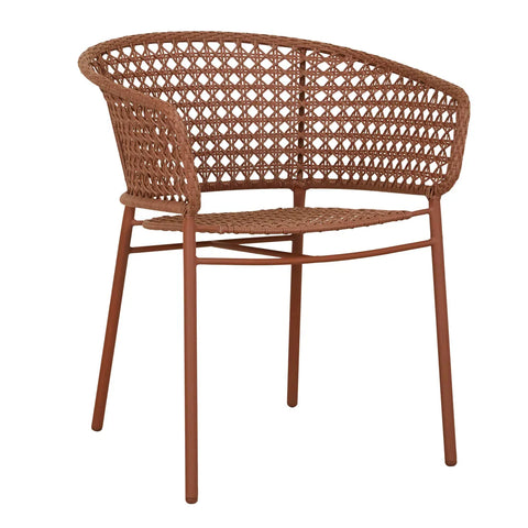 Cabana Lace Dining Chair Brique