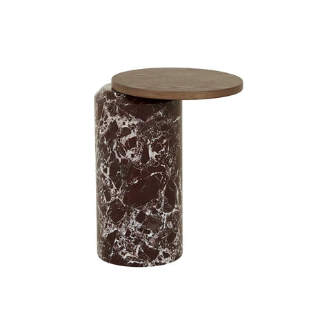 Pablo Side Table Smoked Ash/Rouge Marble