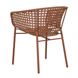 Cabana Lace Dining Chair Brique