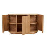 Oberon Crescent Storage Unit Natural Ash