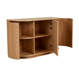 Oberon Crescent Storage Unit Natural Ash