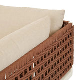 Cabana Weave Corner Sofa Ivory