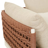 Cabana Weave Corner Sofa Ivory