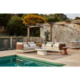 Cabana Weave Corner Sofa Ivory