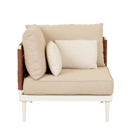 Cabana Weave Corner Sofa Ivory