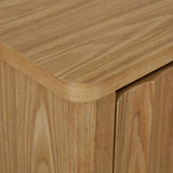 oliver fluted entertainment unit natural