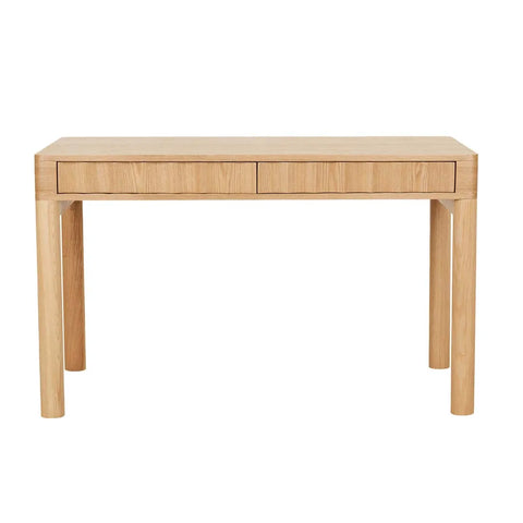 Oliver Fluted Desk Natural Ash