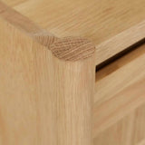 oliver fluted desk natural ash w1640mm