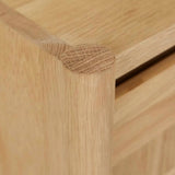 Oliver Fluted Desk Natural Ash