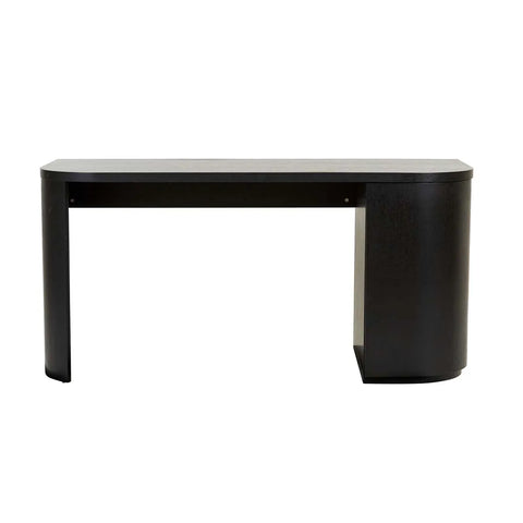 Orson Round Desk Black