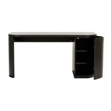 orson round desk black