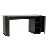 orson round desk black