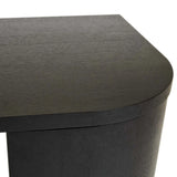 orson round desk black