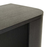 Orson Round Desk Black
