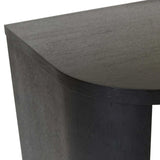 orson round desk black