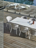 Portsea Classic Dining Table Grey Stone 1800mm