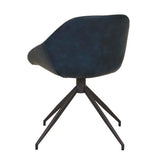 Cooper Spider Leg Office Chair Vintage Blue