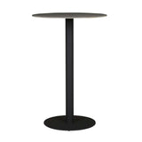 Portsea Cruise Round Bar Table Grey Stone