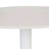 Portsea Cruise Round Bar Table White