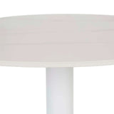 portsea cruise round bar table white