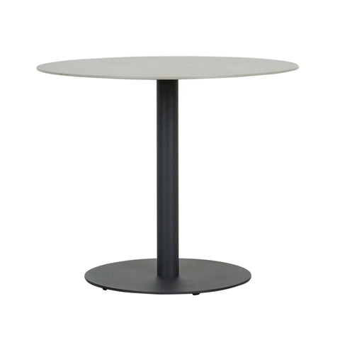 portsea cruise round dining table grey stone