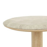 Rudy Marble Side Table Matt Grey/Natural