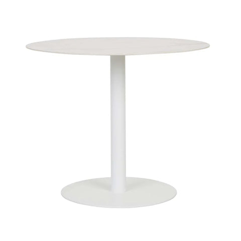 portsea cruise round dining table white