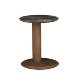 Rudy Marble Side Table Storm/Smoked Ash
