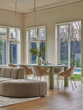 Frankie Dining Table 2400mm Gloss Fossil