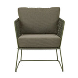 Cabana Sleigh Armchair Emerald
